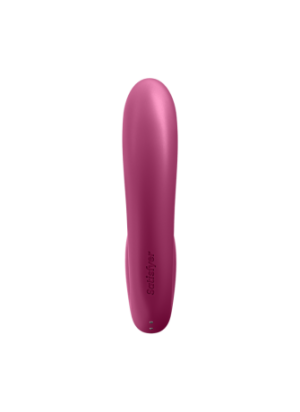 2 en 1 Vibromasseur point G avec stimulateur clitoris connecté USB rouge Sunray Satisfyer - CC597807